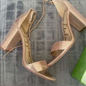 Sam Edelman Rose Gold Heels size 9